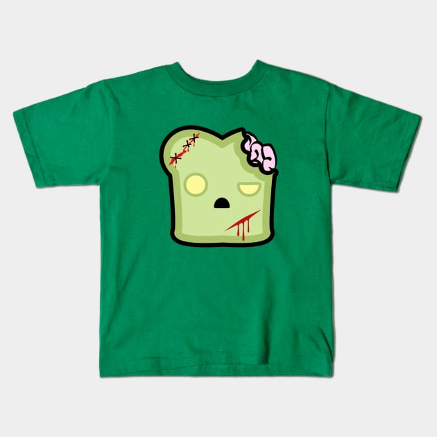 Zombie Toast Kids T-Shirt by TeaShirts